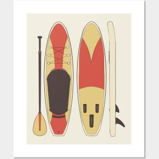 Standup Paddleboarding Posters and Art